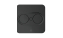 Multipriza incorporabila Bachmann TWIST 2 patrat, 1 priza schuko + USB A+C, cordon 2M, negru mat