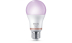 Bec LED RGB inteligent Philips Smart A60, Wi-Fi, E27, 8.5W (60W), lumina alba si colorata (2200-6500K)