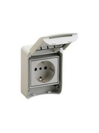 Priza Schuko PT, 2P+E, IP55