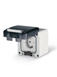 Priza Schuko Aplicata  95X95 IP66