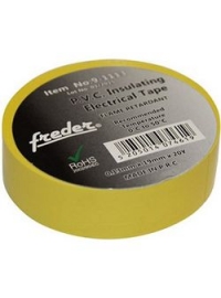 Banda izolatoare PVC 0.13x19mm 20Y Galbena