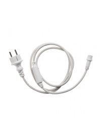 Cablu de alimentare cu stecher, Alb 1.5m S-OUT