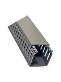 Canal cablu perforat 2M/BUC, 60x60mm Gri