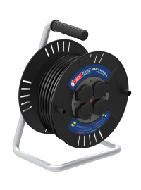 Derulator cu 4 prize cu capac IP44 30M cablu...