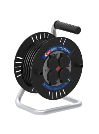 Derulator cu 4 prize cu capac IP44 25M cablu...