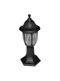 Stalp de gradina IP44, E27, negru, h:427mm,...