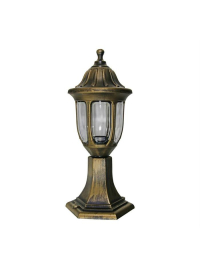 Stalp de gradina IP44, E27, rustic, h:427mm,...