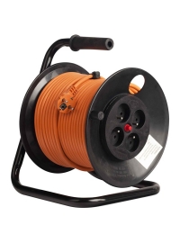 Derulator cu 4 prize Schuko, protectie copii,...