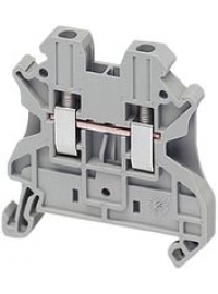 Borna cu surub, 2pt, 2,5mm�, gri