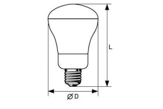 Bec economic PL-E Reflector 20W/840 E27