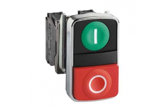 Buton cu cap dublu, complet XB4