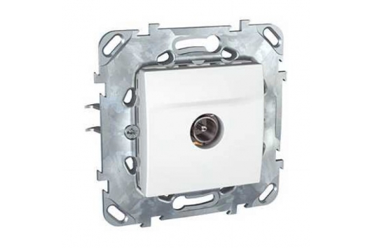 Priza TV Individuala Tata 2M, Unica Alb