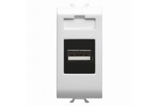 Priza USB Chorus 1M, Alb