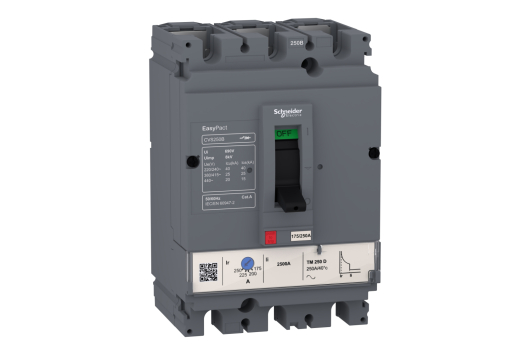Intrerupator automat tip USOL, 250A, 3P/3D, CVS250B TM250D, Easypact, 25 kA la 380/415V, Schneider Electric