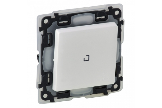 Intrerupator cap-scara 10A, Lumina Control, Alb