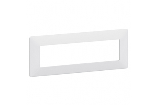 Suport 4x2 module, echipare cu Mosaic, Alb