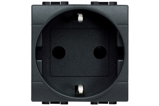 Priza Std German 2P+T Antracit