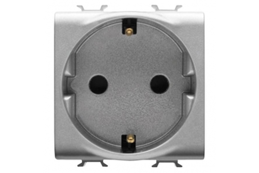 Priza schuko, standard german 2M, Chorus 2P+E, 16A, Titan