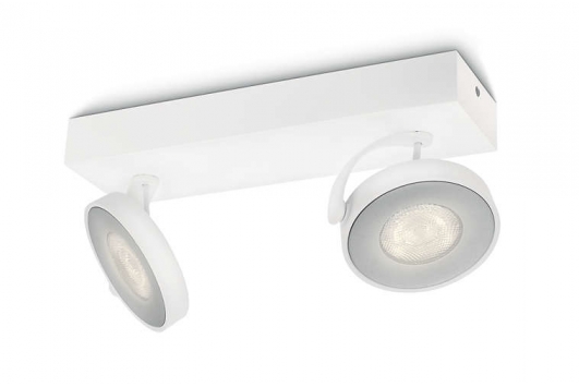 Spot Clockwork bara/tub Alb 2x4.5W
