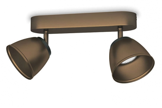 Corp spot County 2x4W, 230V, Bronz myLiving