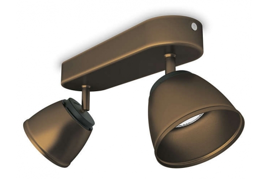 Corp spot County 2x4W, 230V, Bronz myLiving