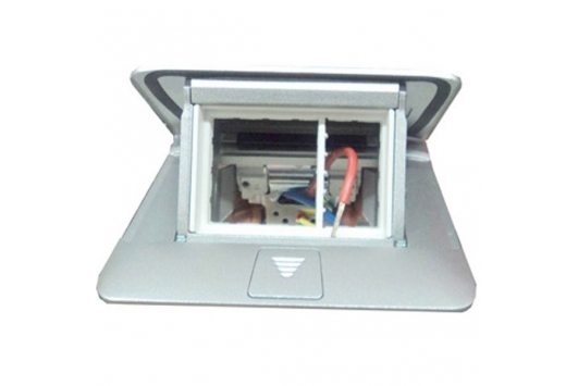 Caseta tip pop-up, 3 module, aluminiu mat, Legrand