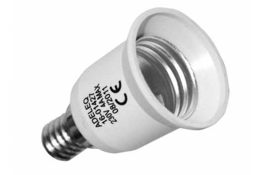 Adaptor dulie de la E14 la E27