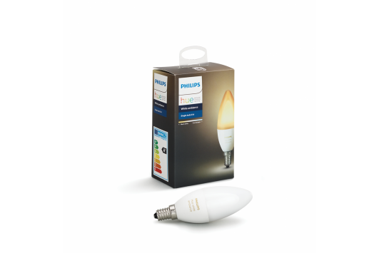 Bec LED Philips Hue, 6W, E14, B39, lumina alba, 8718696695203