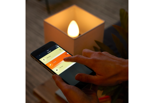 Bec LED Philips Hue, 6W, E14, B39, lumina alba, 8718696695203