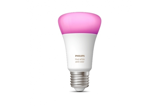 Bec LED Philips Hue, 9W, E27,A60, lumina alba si colorata, 8718696592984