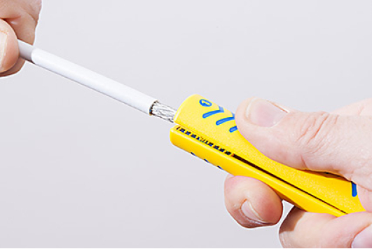 Decojitor cabluri coaxiale Ø4.8-7.5mm, Jokari