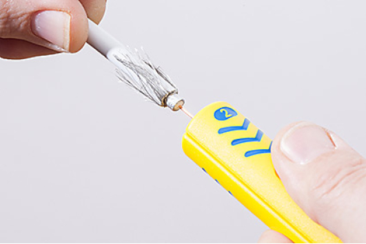 Decojitor cabluri coaxiale Ø4.8-7.5mm, Jokari