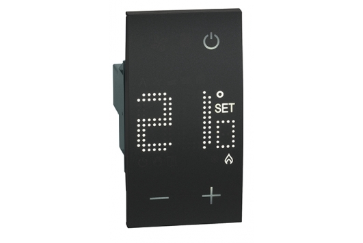 Termostat electronic de cameră, 230V, 2M, negru, Living Now