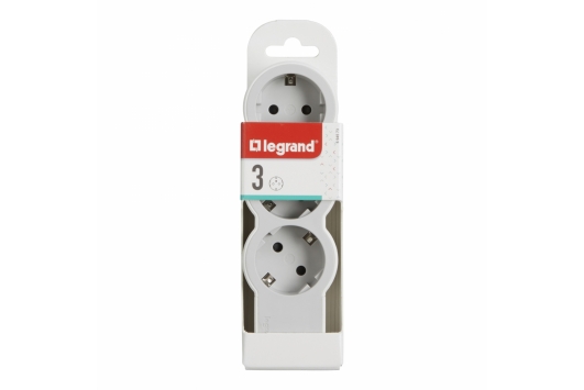 Bloc Multipriza Mobil Standard Revolution 3x2P+T alb-gri