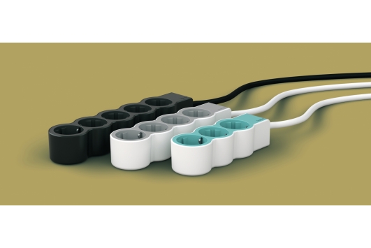 Bloc Multipriza Mobil Standard Revolution 3x2P+T 3m negru