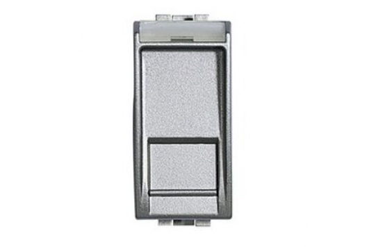 Priza de date Living Light Rj45 Cat. 5E UTP, 1M, Aluminiu