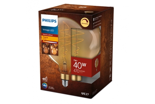 Bec decorativ LED classic-giant 40W E27 G200 GOLD DIM