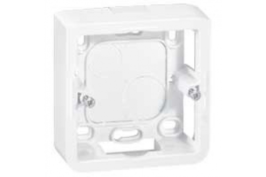 Doza montaj aparent 2M, Alb