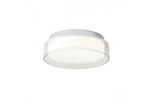 Plafoniera led Naji, 18W, 3000K, 1000lm, IP44, alb