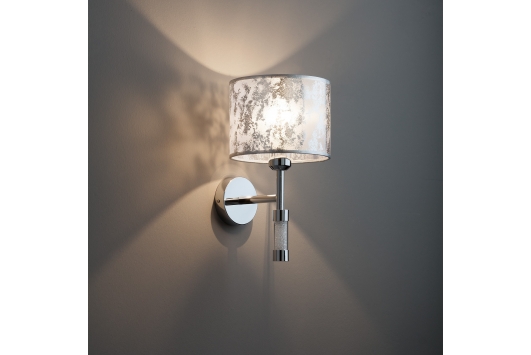 Aplica Astrid, 1 x E27, argintiu