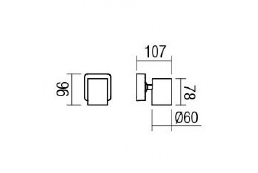 Aplica Cameo, 1 x GU10, neagra