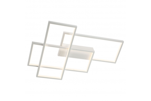 Plafoniera LED Plana, 50W, 3400lm, dimabila, lumina calda, alb mat