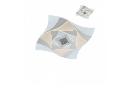 Plafoniera Redo Stratos, alb mat, telecomanda, LED, 62W, 3000K-4500K-6500K, 6010 lumeni