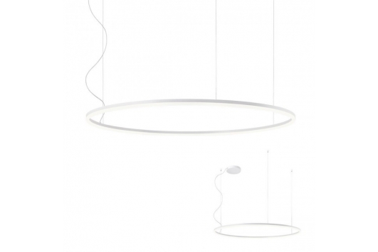 Lustra Orbit led DALI, 84W, 4000k, 7145lm, alb