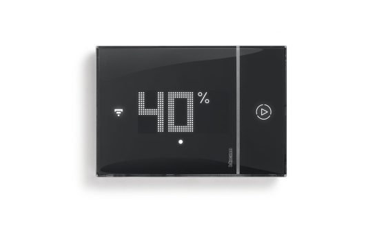 Termostat conectat Smarther with Netatmo, incastrat, negru