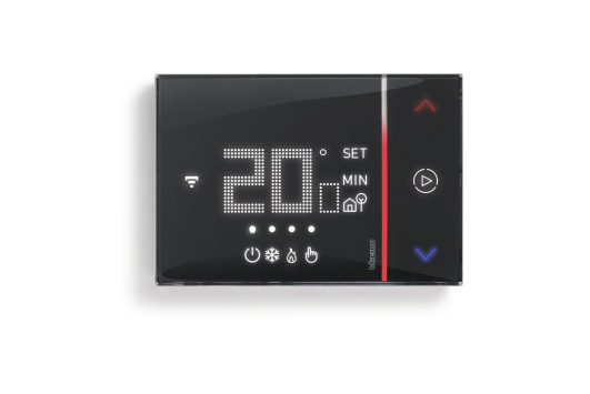 Termostat conectat Smarther with Netatmo, incastrat, negru
