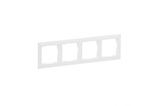 Rama modulara 4 posturi, alb, Legrand New Suno