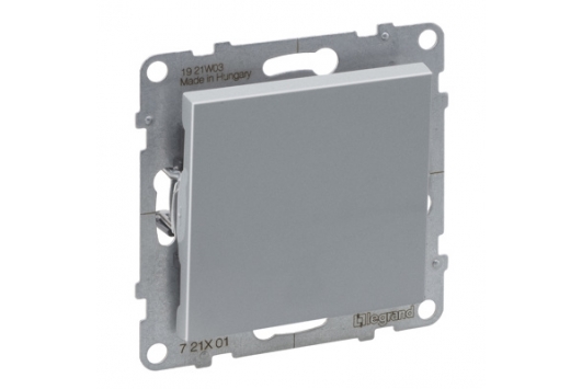 Intrerupator simplu 10AX, borne automate, aluminiu, Legrand New Suno