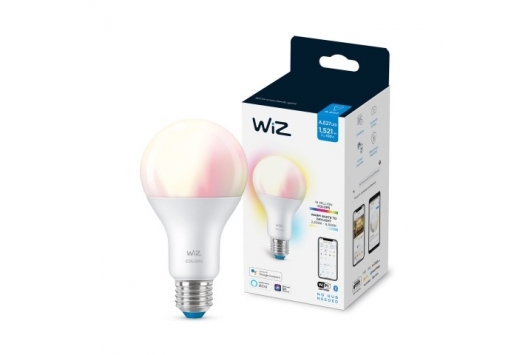 Bec LED RGBW inteligent WiZ Connected Colors, Wi-Fi, A67, E27, 13W (100W), 8718699786199