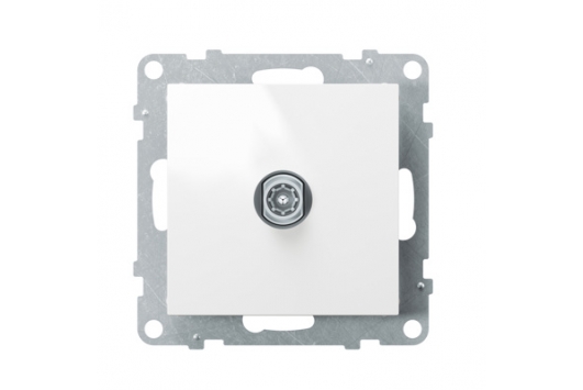 Priza TV tata, conexiune stea, alb, Legrand New Suno